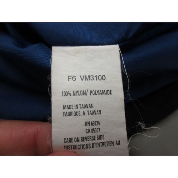 Men's Columbia 90's Jacket Blue‎ Black 1/2 Zip CONVERT Size XL Nylon VTG Coat - Picture 11 of 11